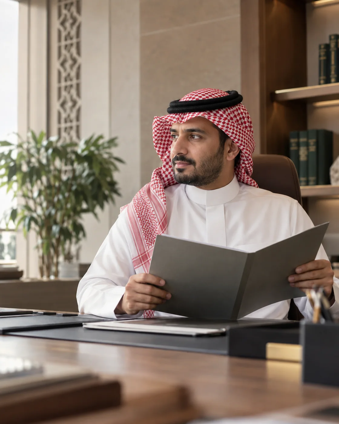 فريق القطاع الحكومي أثناء العمل