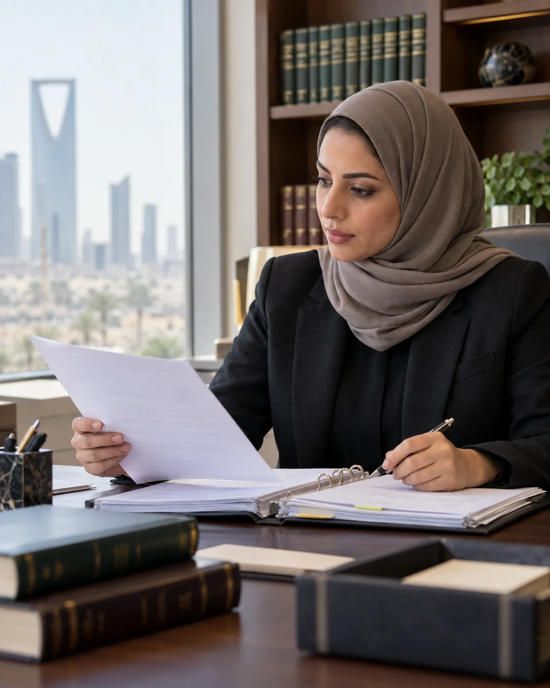 فريق الشؤون القانونية في بيئة العمل